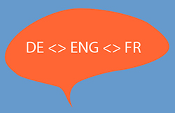 translation german to english and french